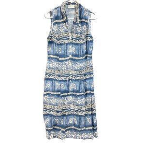 Worthington Woman's Petite Dress Size SMALL, Sleeveless, Button-up, Knee Length